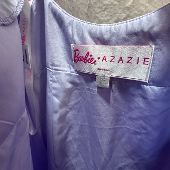 Azazie - Lilac Ruffled Dress - Picture 3 of 3